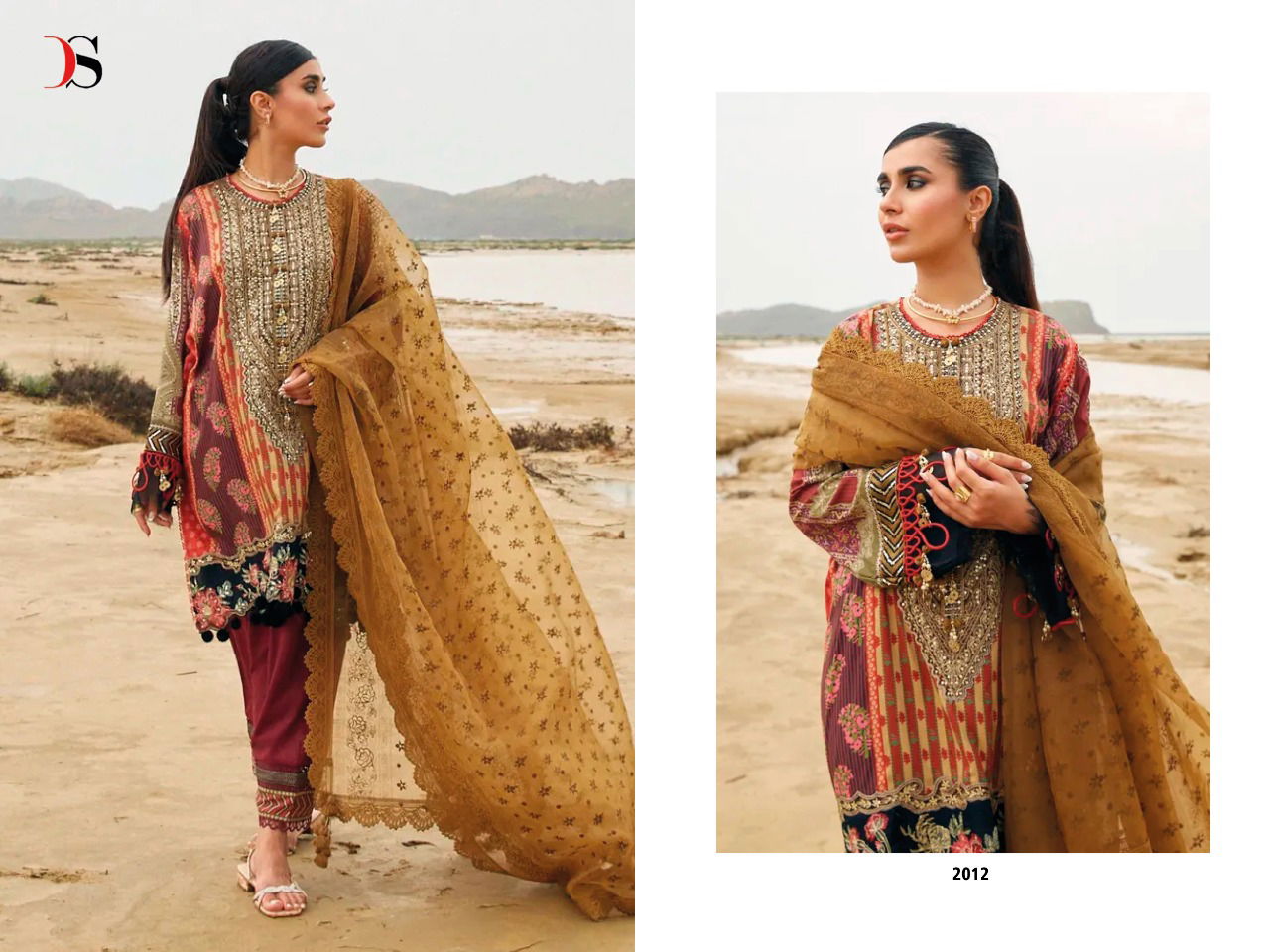 Deepsy Sana Sufinaz Muzlin 23 Ethnic Wear Embroidered Wholesale Pakistani Suit